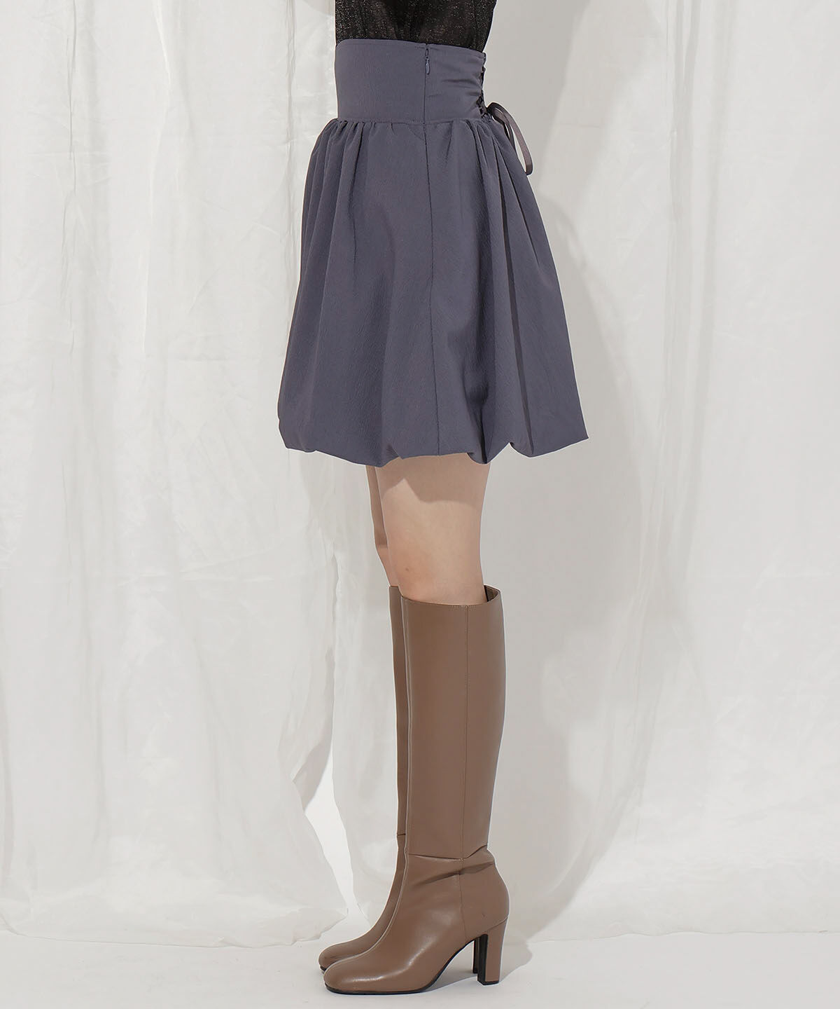 WILLSELECTION「ミニバルーンスカート」|フレア|