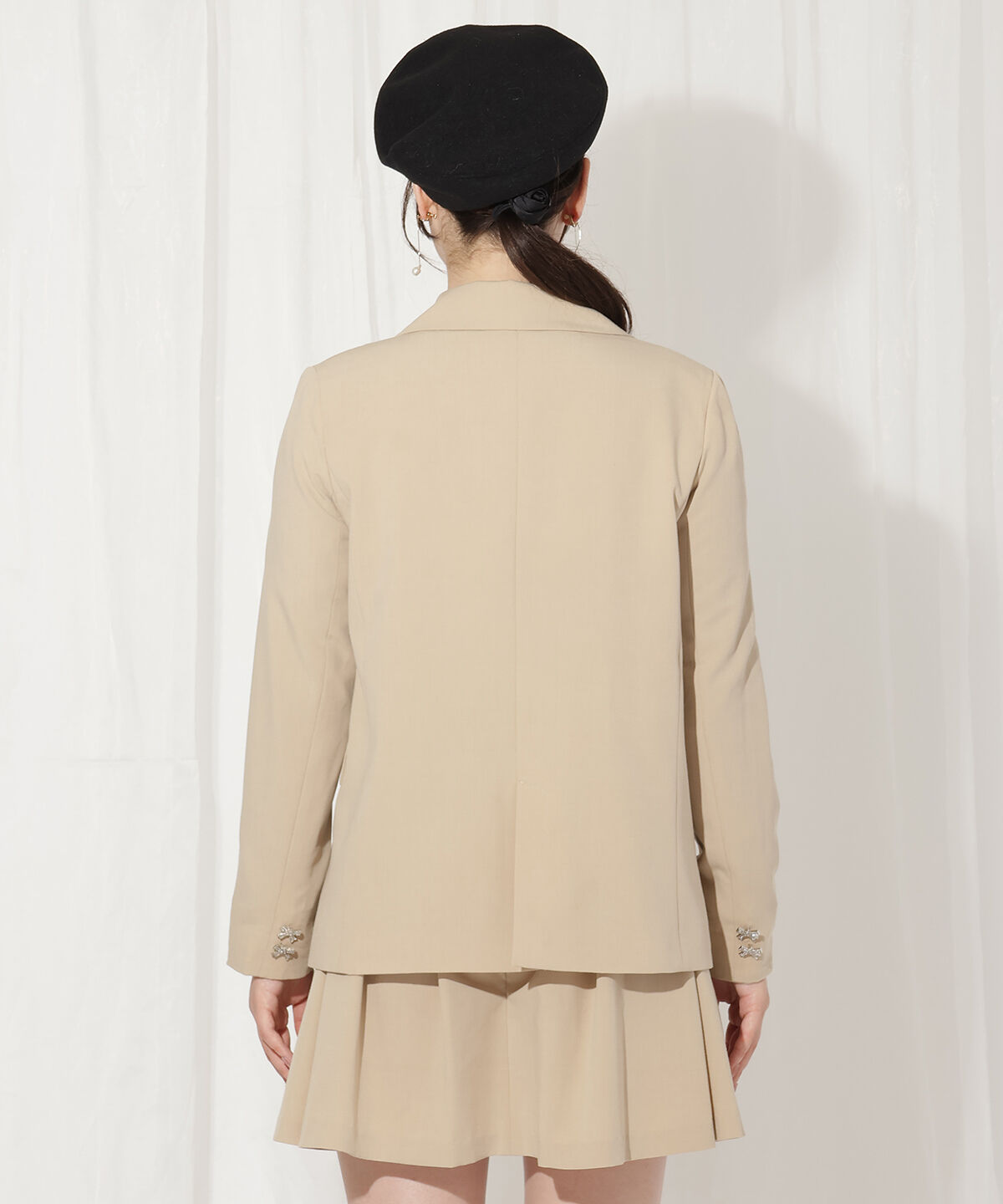 WILLSELECTION「リボンボタンジャケット」|テーラードジャケット|