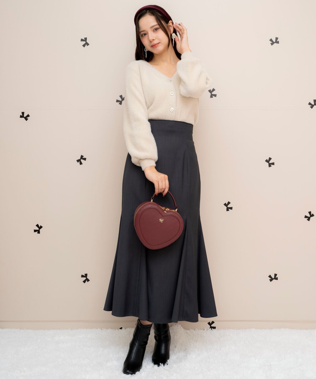 WILLSELECTION「ハイウエストマーメイドスカート」|フレア|