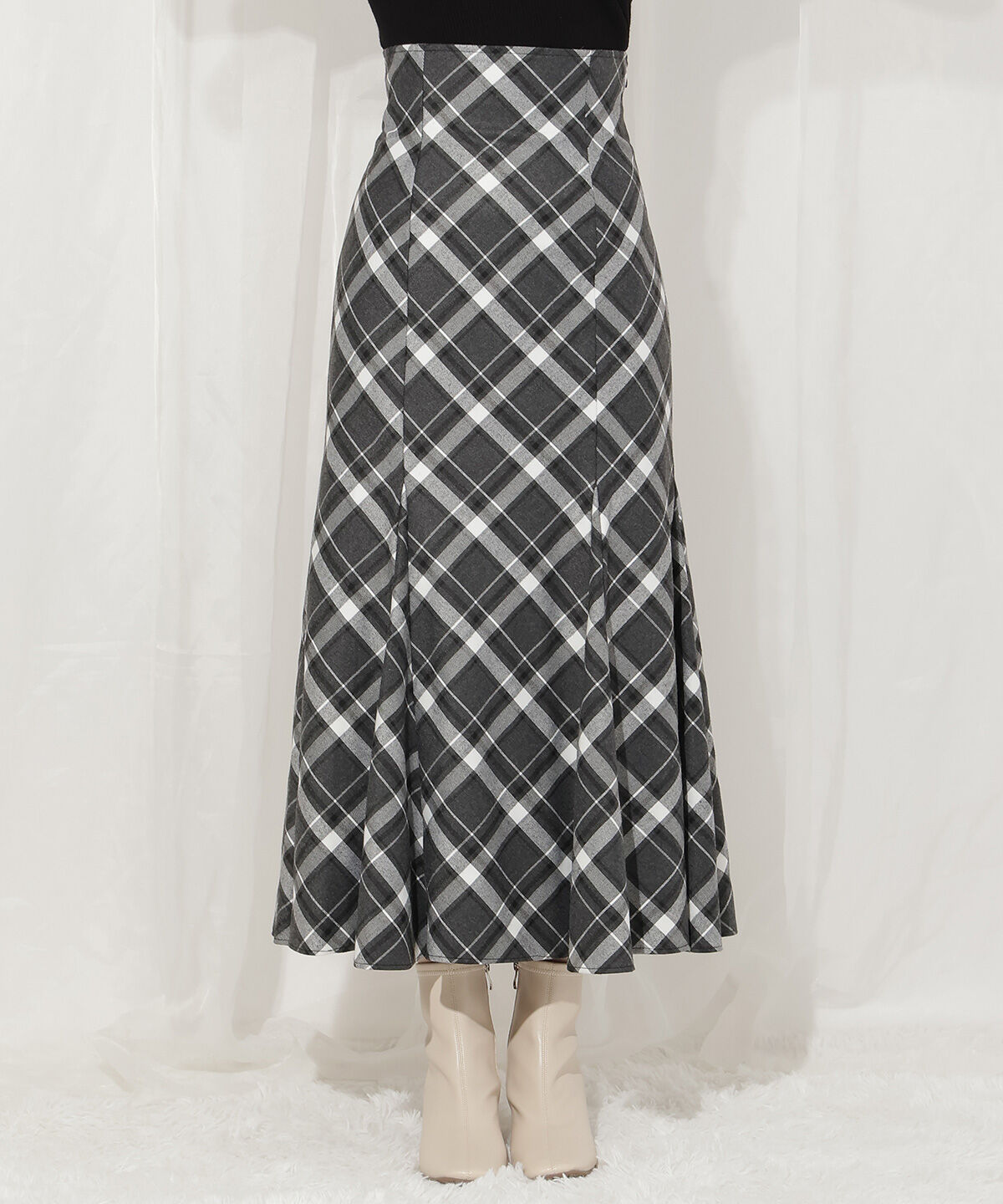 WILLSELECTION「ハイウエストマーメイドスカート」|フレア|