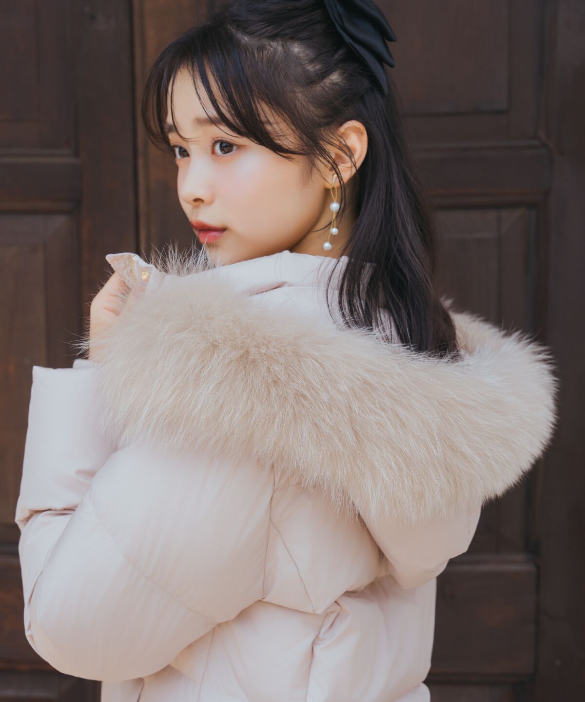 WILLSELECTION「FOXファー付きロングダウン」|ダウン|