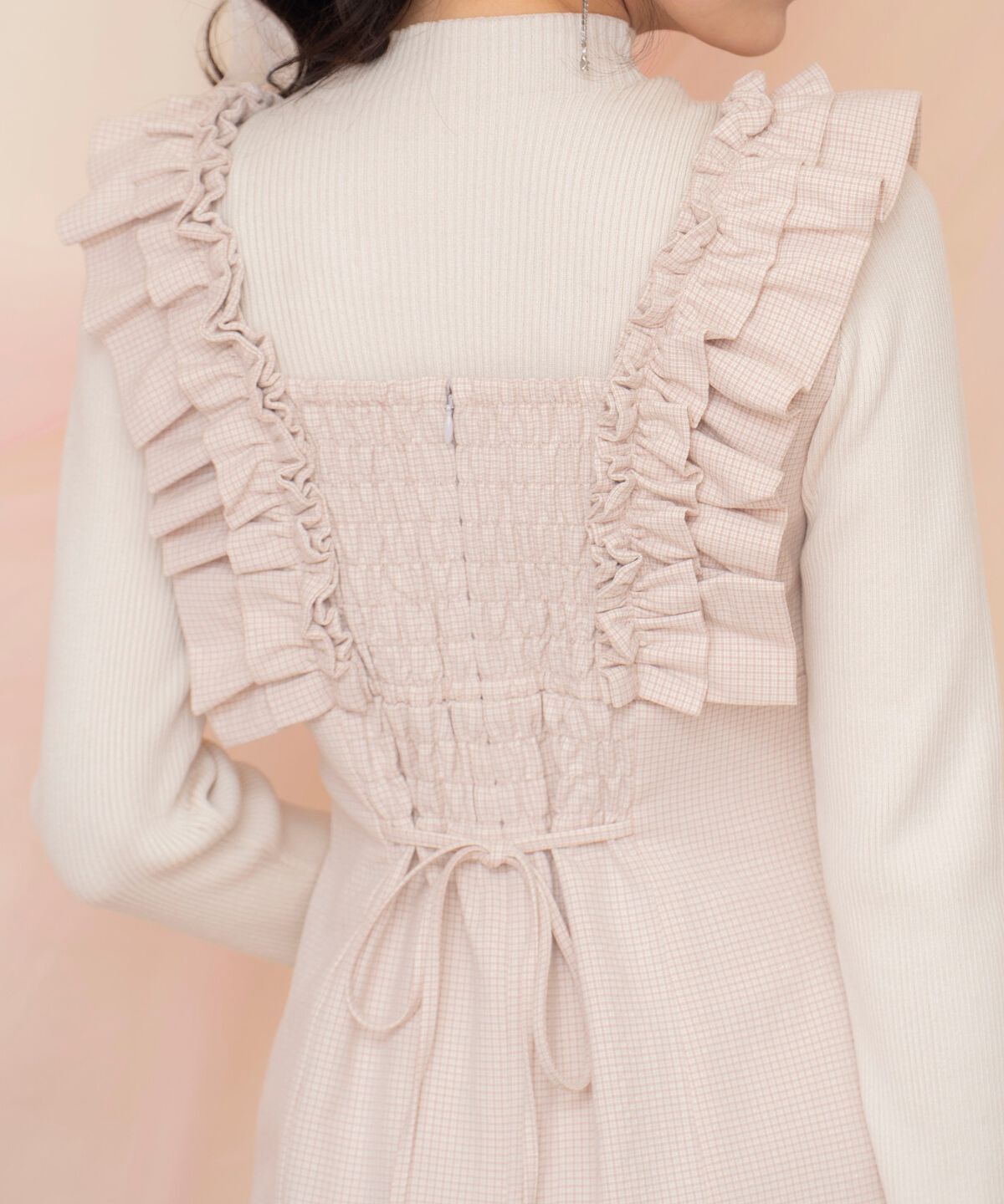 WILLSELECTION「フリルショルダースリットワンピース」|ワンピース|