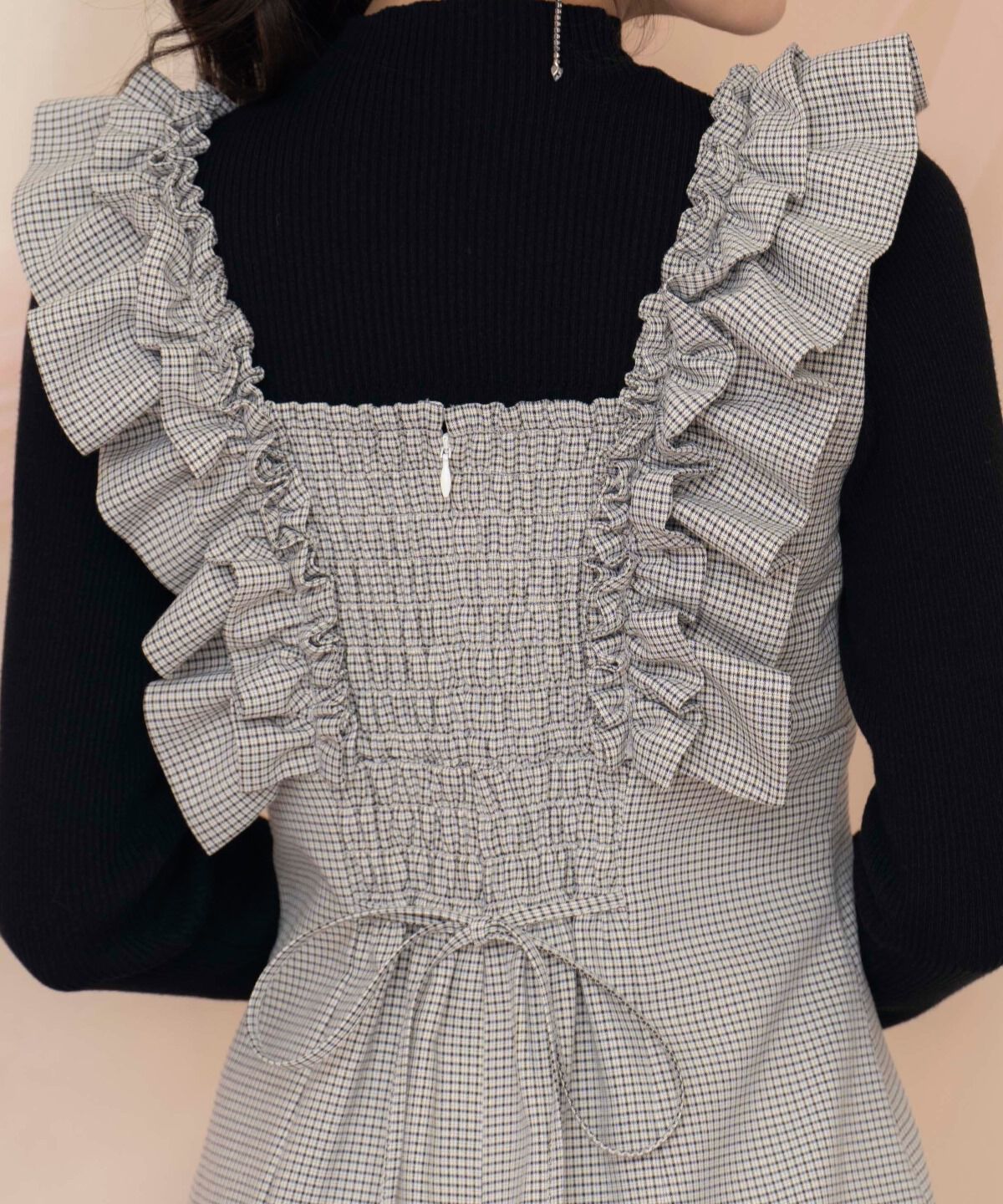 WILLSELECTION「フリルショルダースリットワンピース」|ワンピース|