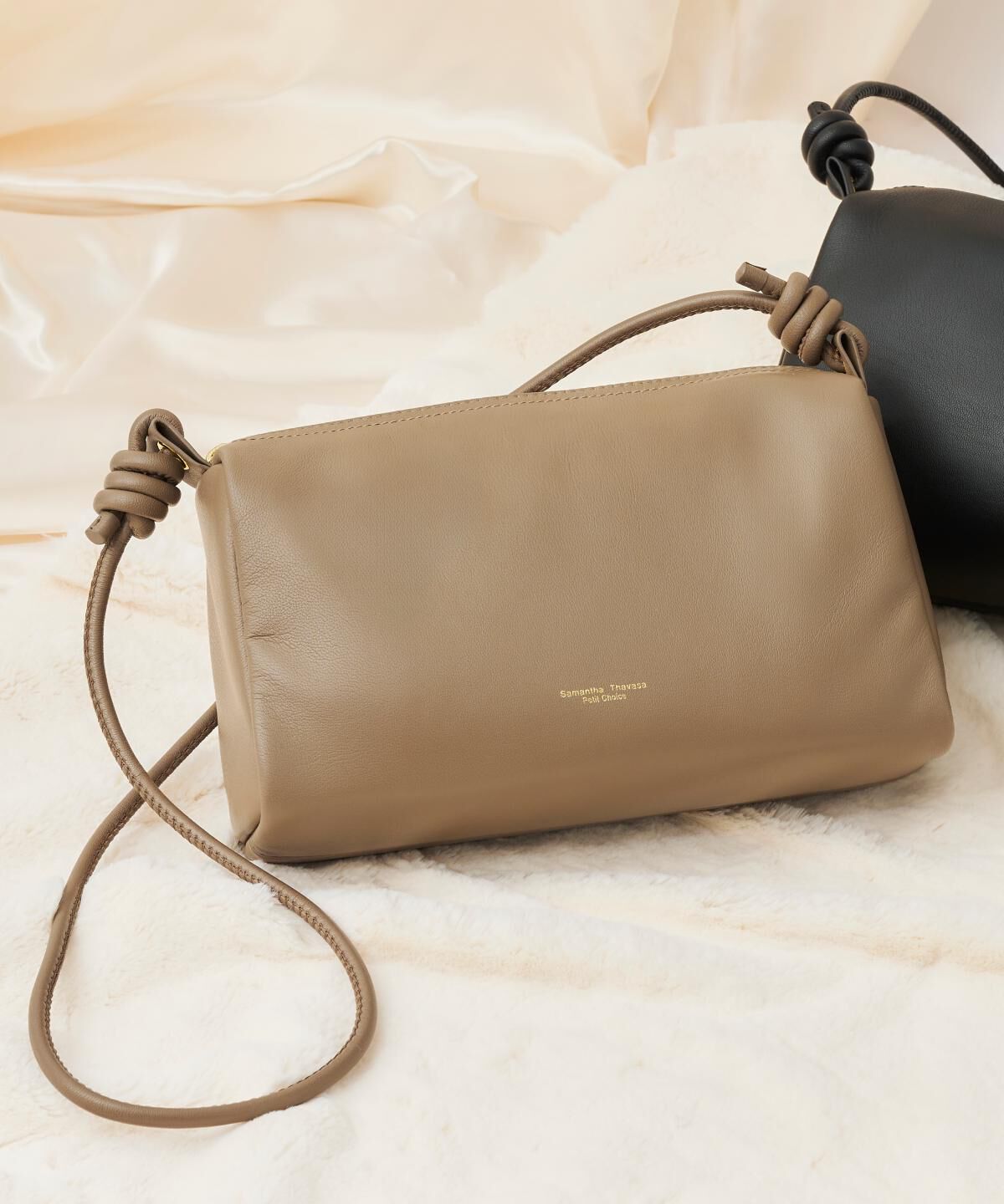 Samantha Thavasa Petit Choice「ゴートレザーシンプルバッグ」|ショルダー・メッセンジャー|