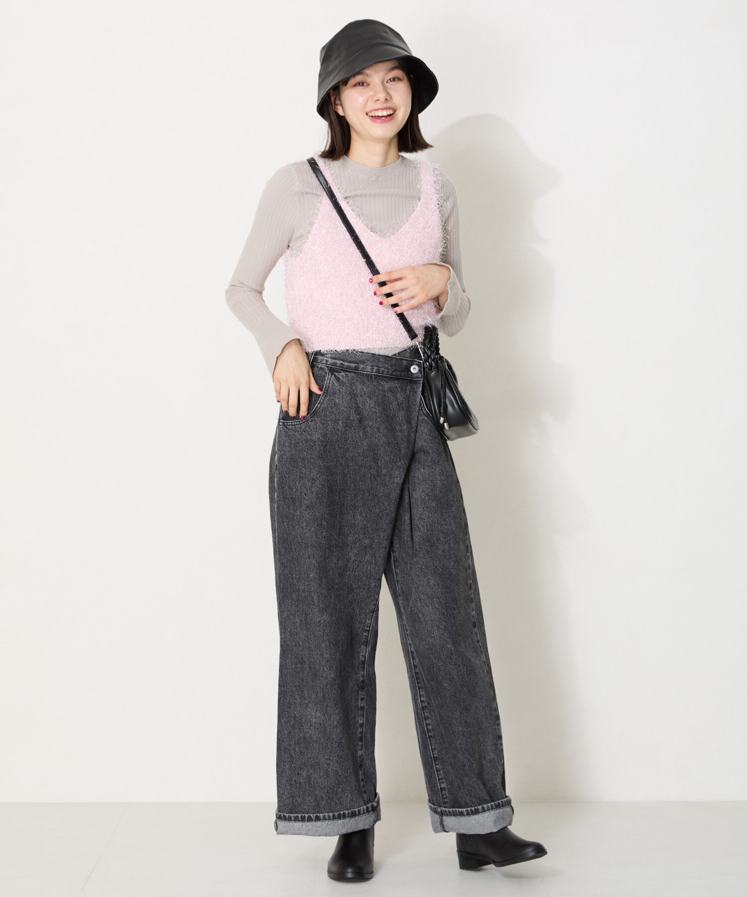 ORiental TRaffic「【防水】ベルトゴアレインブーツ/R-0013 レインシューズ　レインブーツ 人気 トレンド 売れてる」|ショートブーツ|