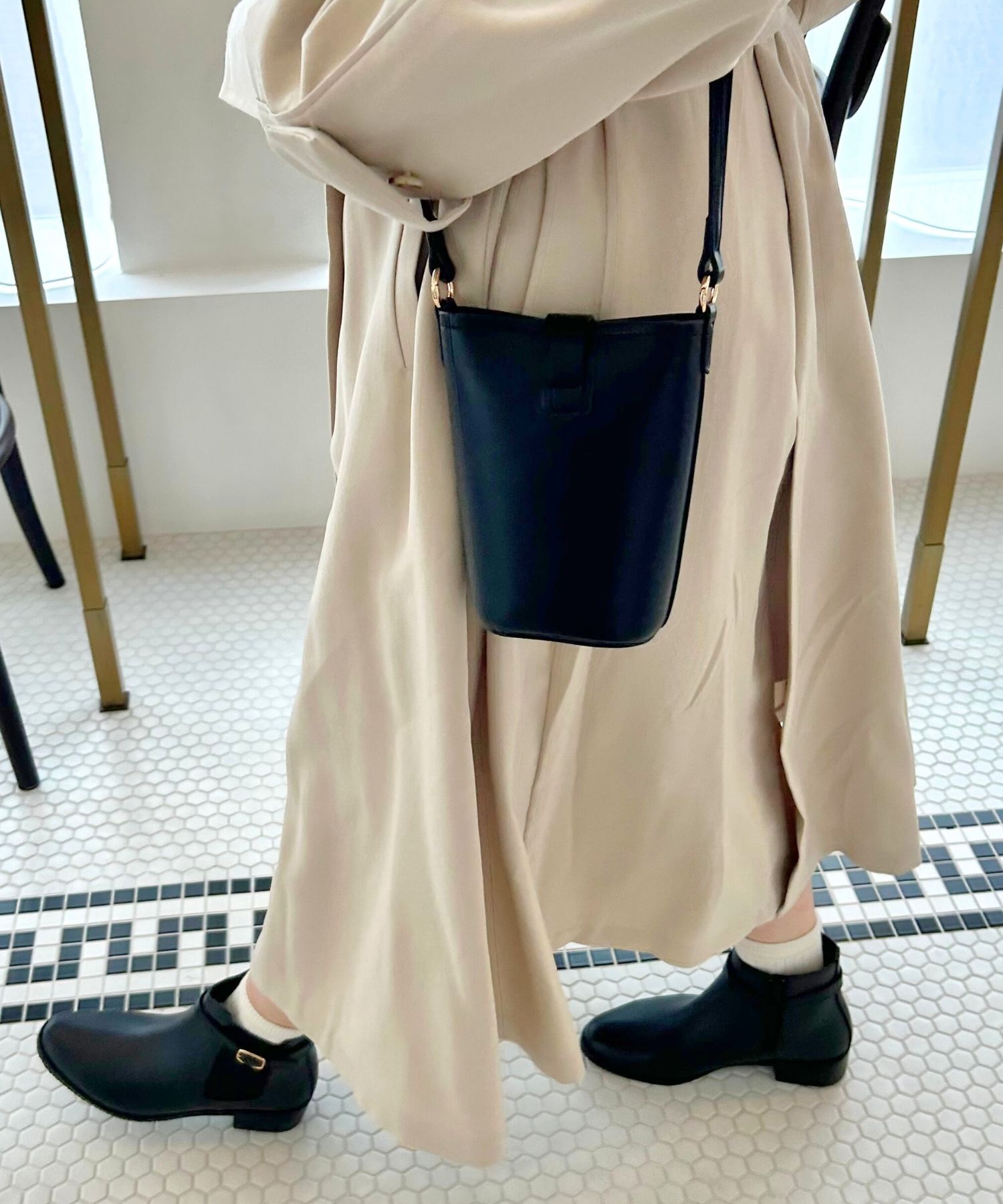 ORiental TRaffic「【防水】ベルトゴアレインブーツ/R-0013 レインシューズ　レインブーツ 人気 トレンド 売れてる」|ショートブーツ|