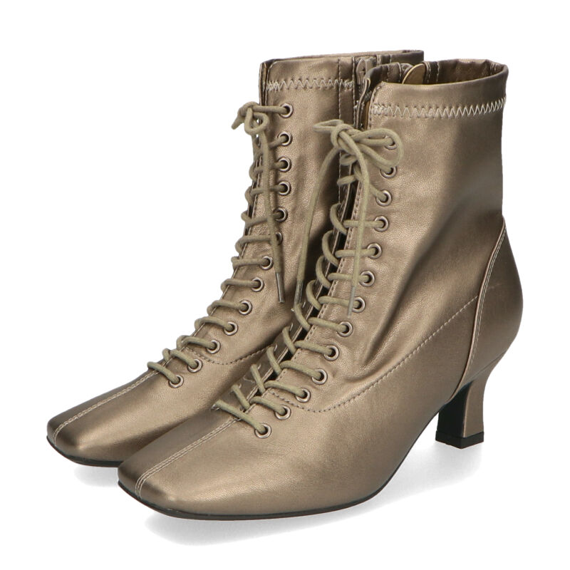 ORiental TRaffic「レースアップストレッチミドルブーツ/21420」|ショートブーツ|