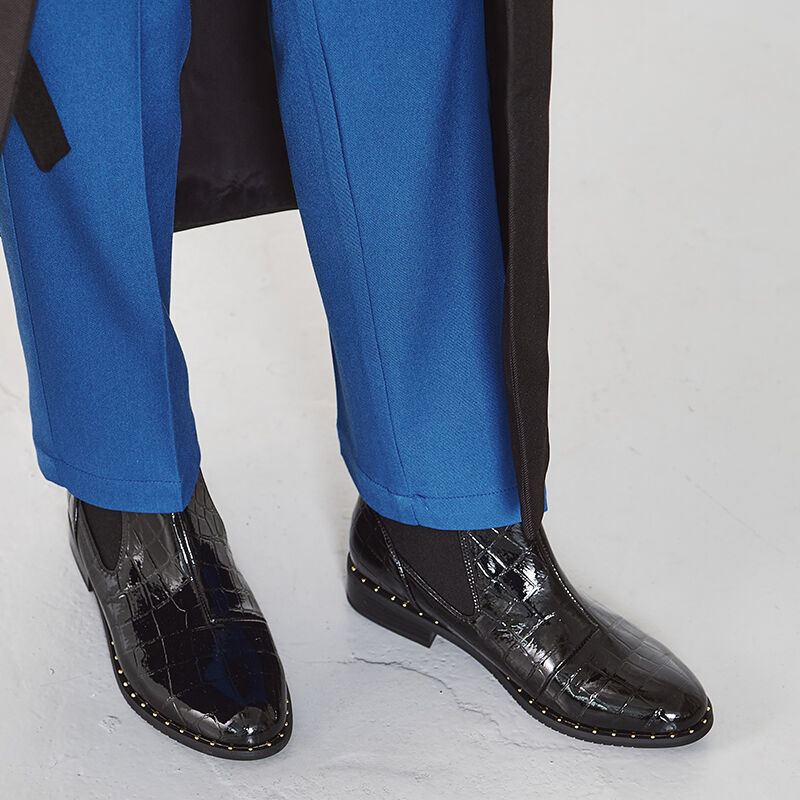 ORiental TRaffic「ソールスタッズサイドゴアブーツ/21423」|ショートブーツ|