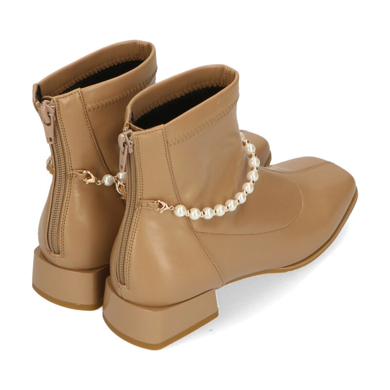 ORiental TRaffic「2wayパールチェーンストレッチブーツ/21418」|ショートブーツ|