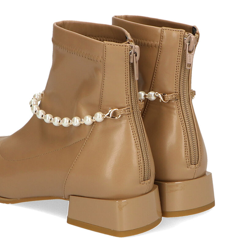 ORiental TRaffic「2wayパールチェーンストレッチブーツ/21418」|ショートブーツ|