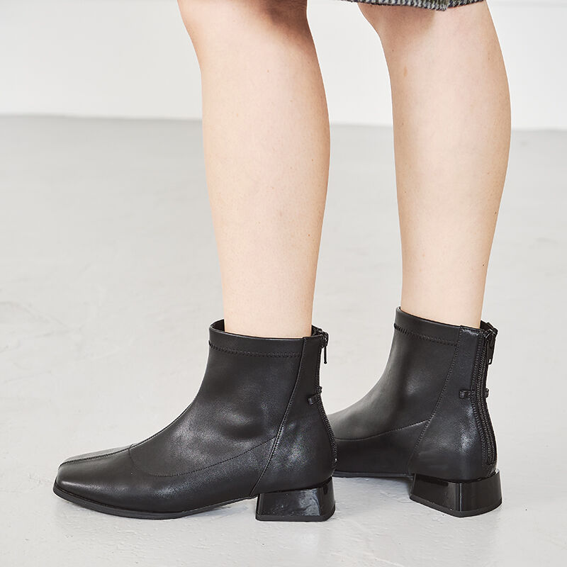 ORiental TRaffic「2wayパールチェーンストレッチブーツ/21418」|ショートブーツ|