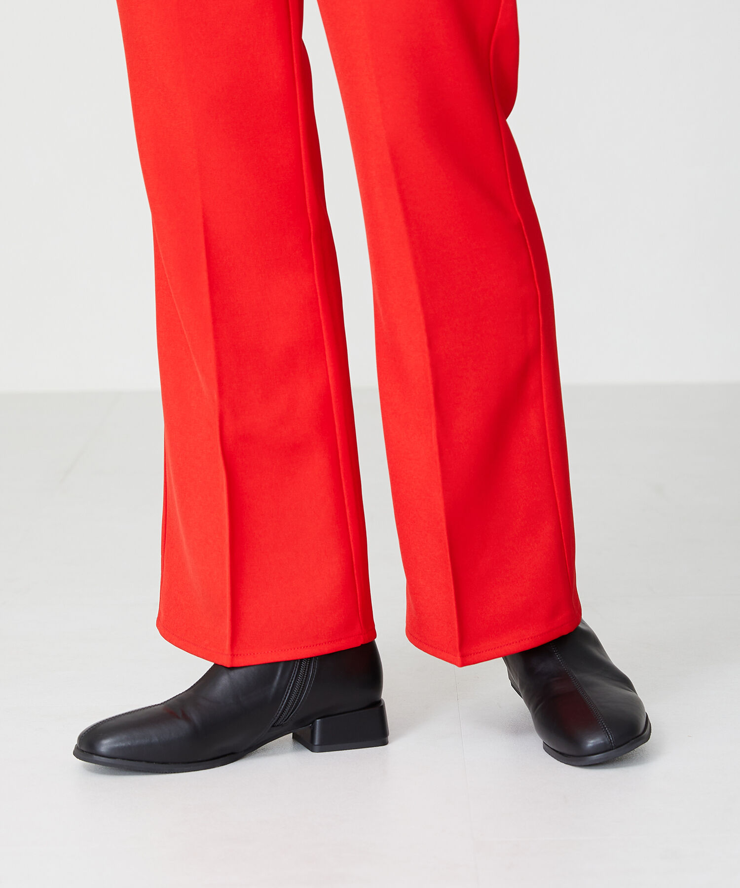 ORiental TRaffic「ストレッチフラットブーツ/31411」|ショートブーツ|