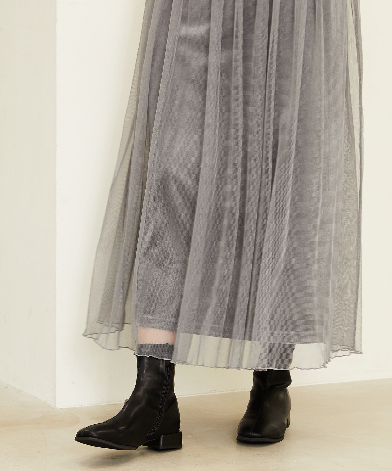 ORiental TRaffic「ストレッチフラットブーツ/31411」|ショートブーツ|