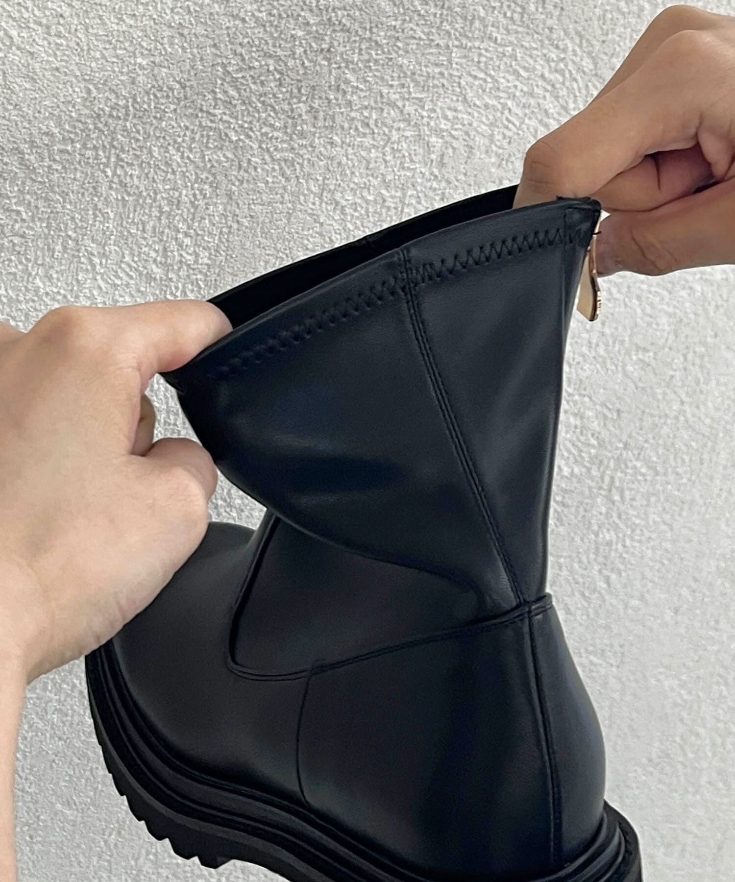 ORiental TRaffic「タンクソールストレッチブーツ/31414」|ショートブーツ|