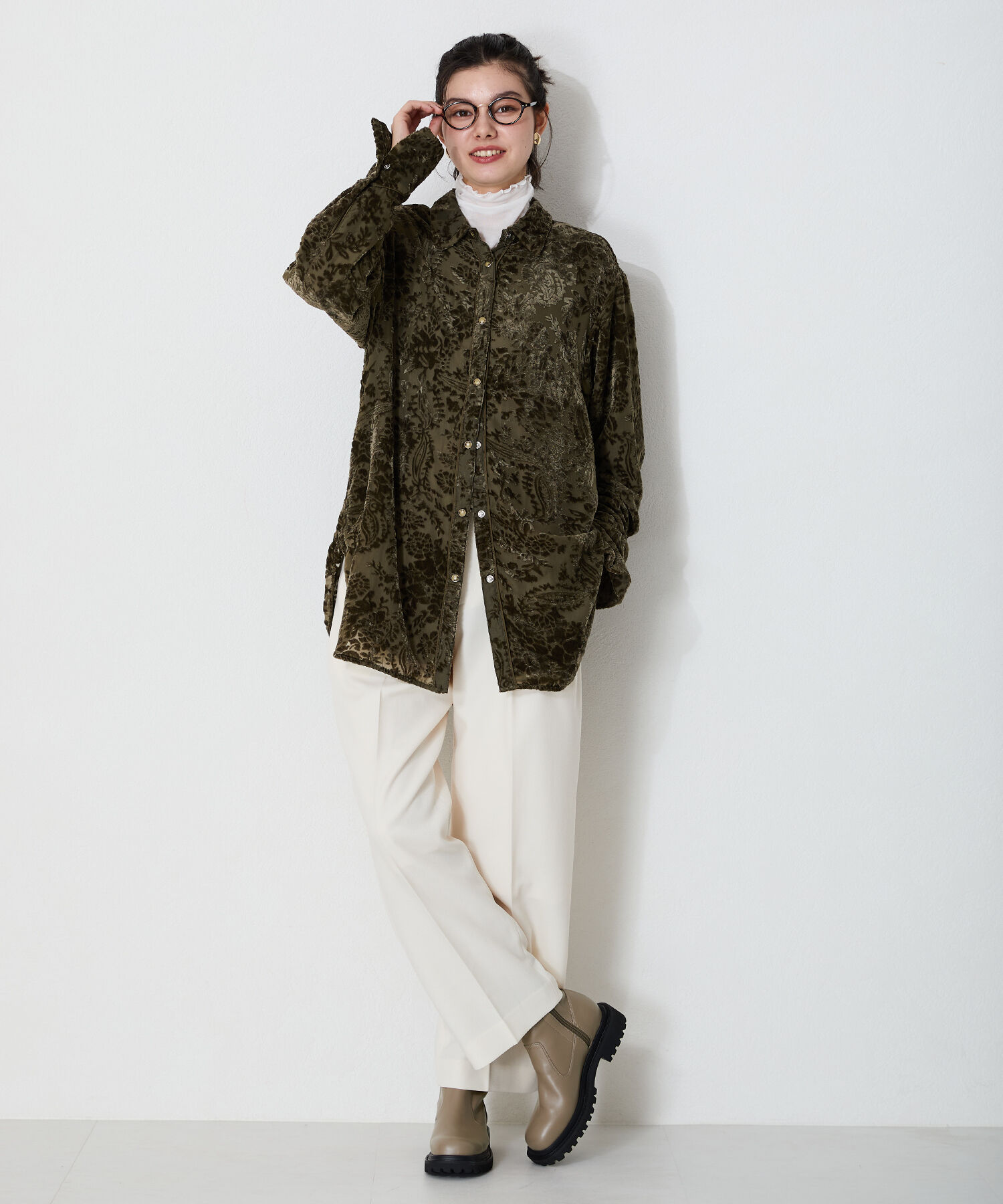 ORiental TRaffic「タンクソールストレッチブーツ/31414」|ショートブーツ|