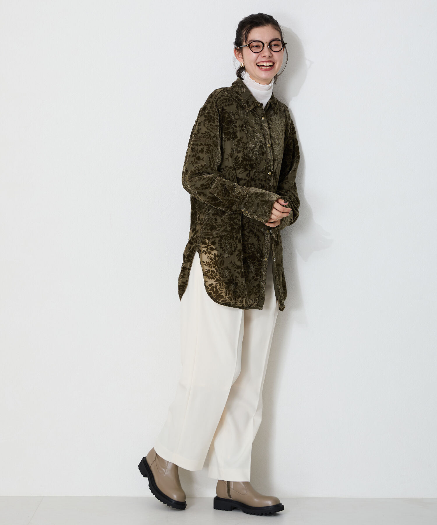 ORiental TRaffic「タンクソールストレッチブーツ/31414」|ショートブーツ|