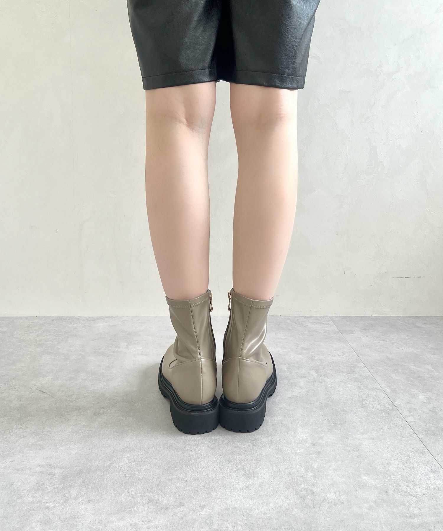 ORiental TRaffic「タンクソールストレッチブーツ/31414」|ショートブーツ|