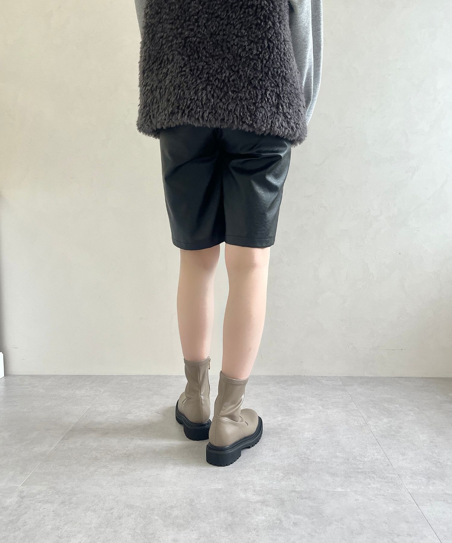 ORiental TRaffic「タンクソールストレッチブーツ/31414」|ショートブーツ|