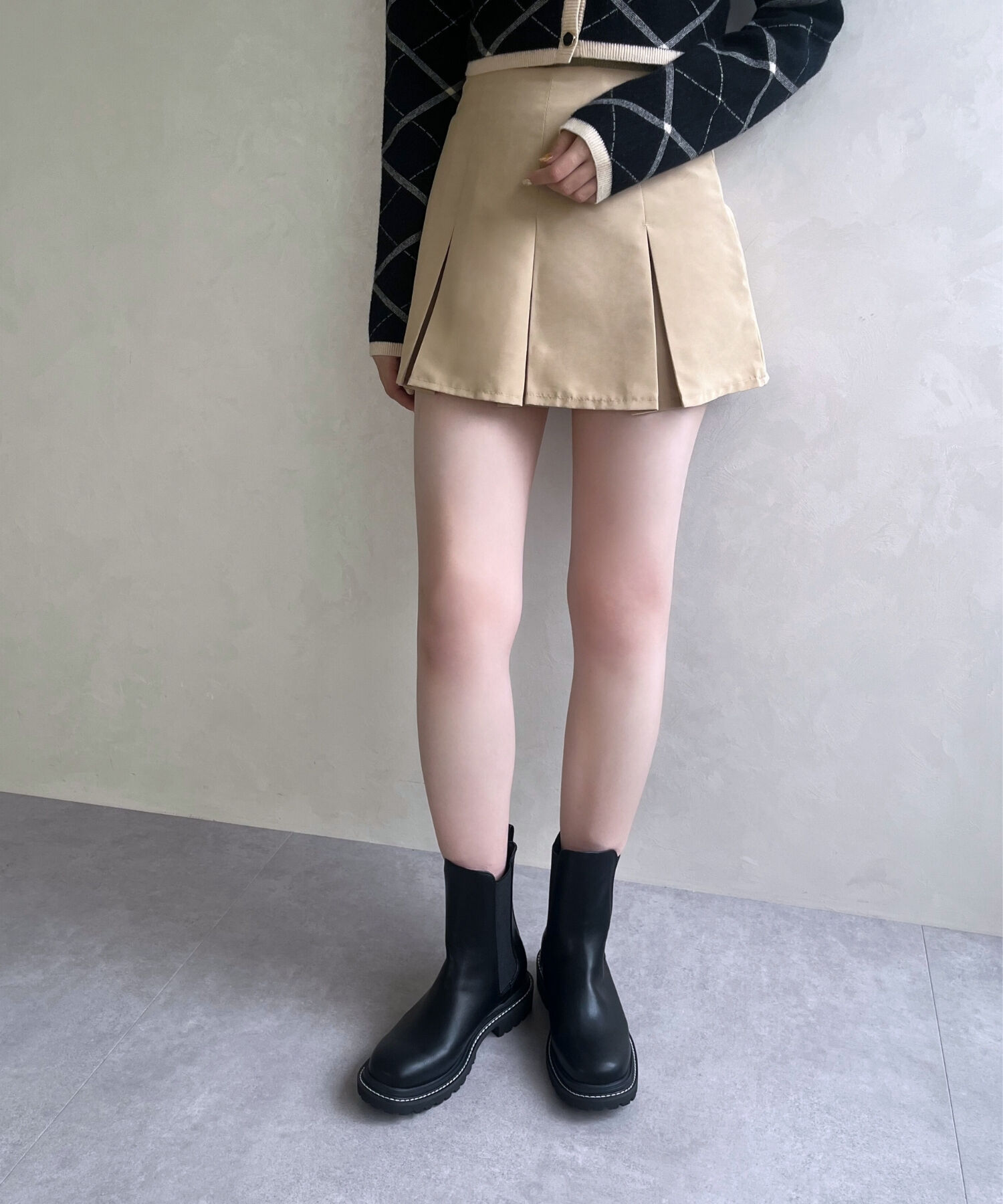 ORiental TRaffic「スクエアトゥチェルシーブーツ/31410」|ショートブーツ|