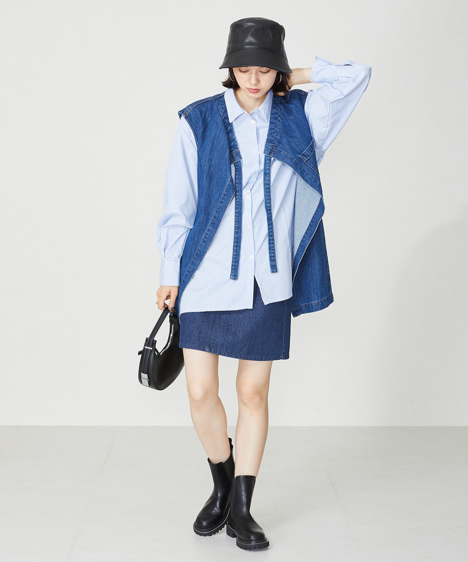 ORiental TRaffic「スクエアトゥチェルシーブーツ/31410」|ショートブーツ|