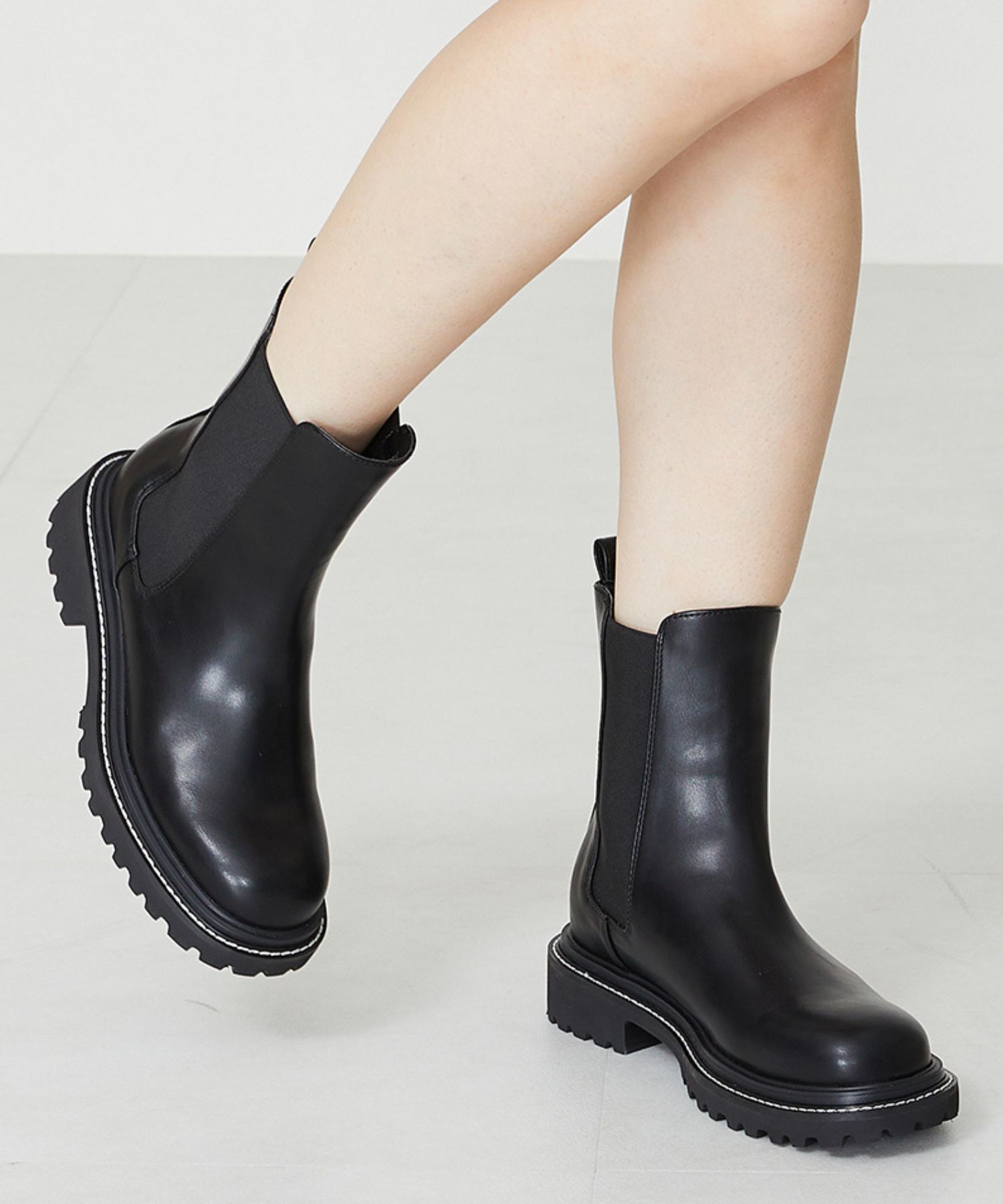 ORiental TRaffic「スクエアトゥチェルシーブーツ/31410」|ショートブーツ|