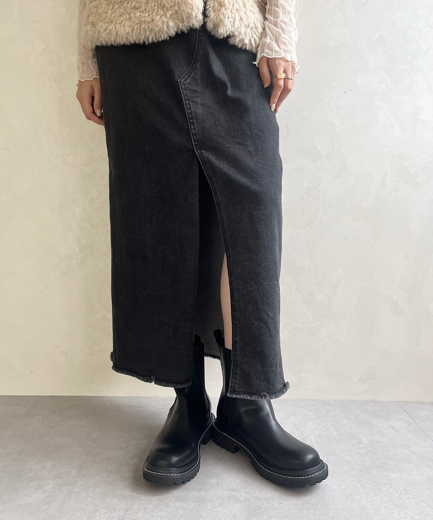 ORiental TRaffic「スクエアトゥチェルシーブーツ/31410」|ショートブーツ|