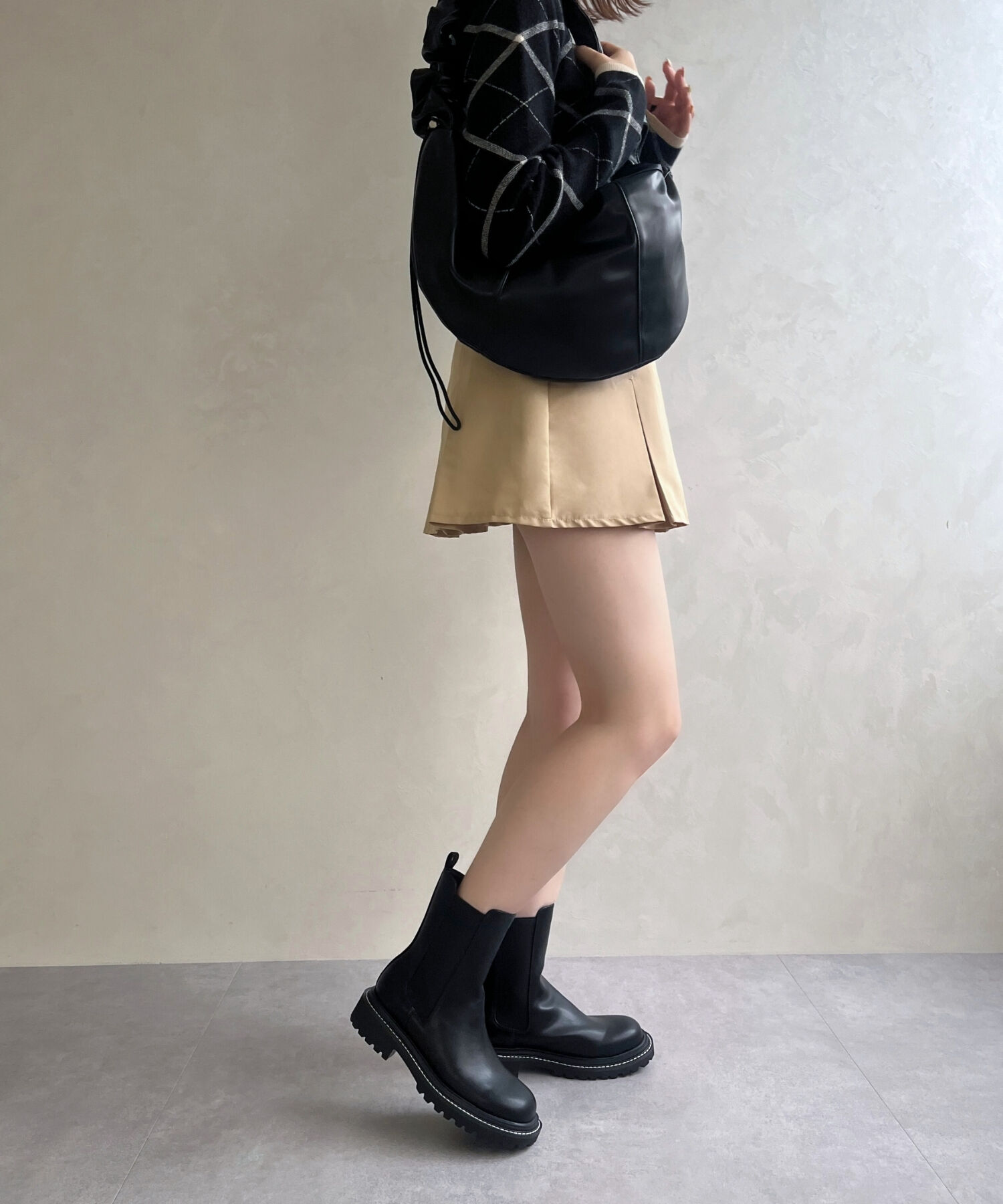 ORiental TRaffic「スクエアトゥチェルシーブーツ/31410」|ショートブーツ|