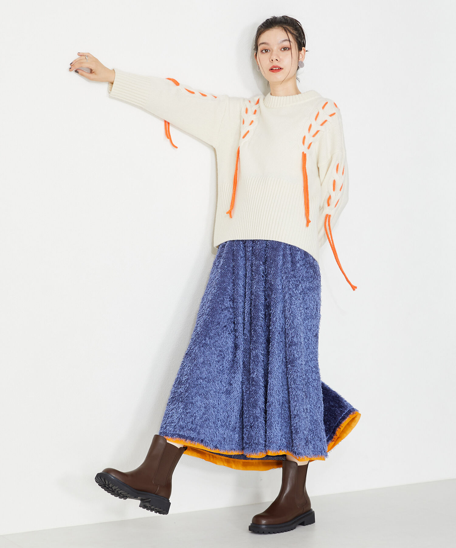 ORiental TRaffic「スクエアトゥチェルシーブーツ/31410」|ショートブーツ|