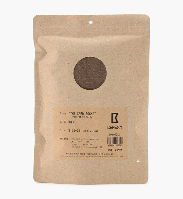 BENEXY「【ベネクシー】ザ クルーソックス/ウッド ポリエステル コットン/靴下 メンズ レディース」|ソックス|