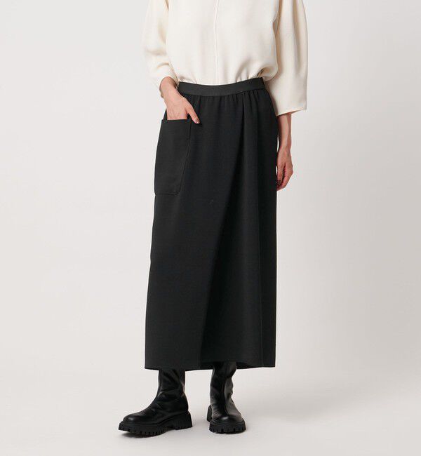 UNITED ARROWS「COMFY ラップ マキシスカート -吸水速乾 UVカット ウォッシャブル-」|スカート|