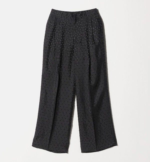 UNITED ARROWS「ドット サテン 2タック ワイドパンツ」|その他|