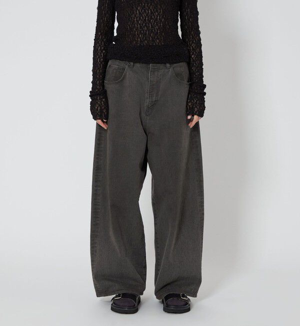 ASTRAET「＜ASTRAET＞BIG バルーン カラーデニムパンツ UNISEX」|デニム|