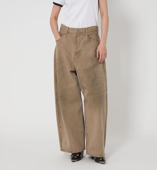 ASTRAET「＜ASTRAET＞BIG バルーン カラーデニムパンツ UNISEX」|デニム|