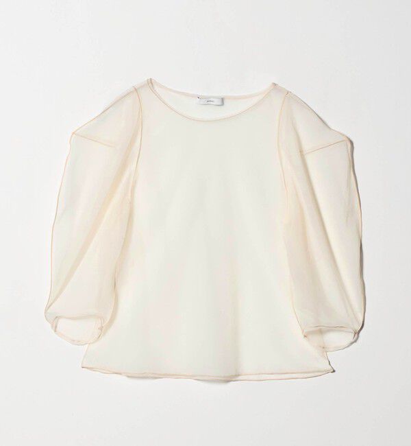 ASTRAET「＜ASTRAET＞ シアー パフスリーブカットソー」|Tシャツ・カットソー|