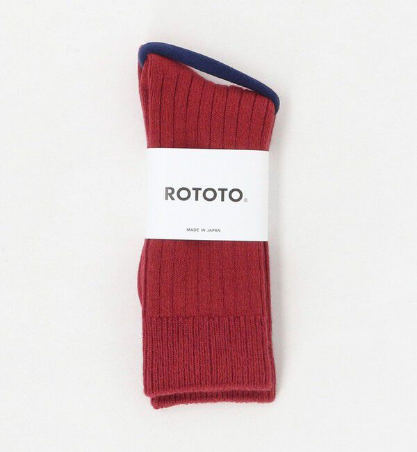 UNITED ARROWS「＜ROTOTO＞リブクルーソックス」|ソックス|