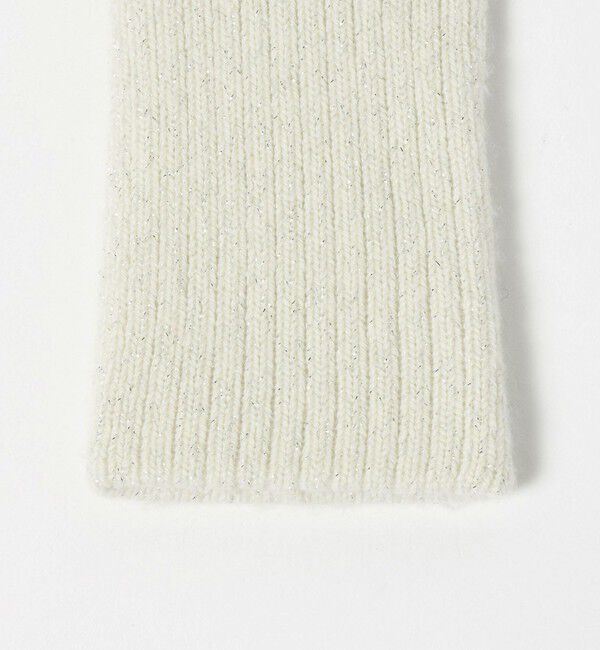 UNITED ARROWS「ラメニット フィンガーレスグローブ」|手袋|