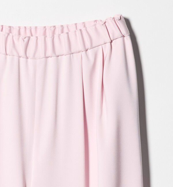 UNITED ARROWS「クリーン サテン ワイドパンツ ‐ウォッシャブル‐」|チノ|