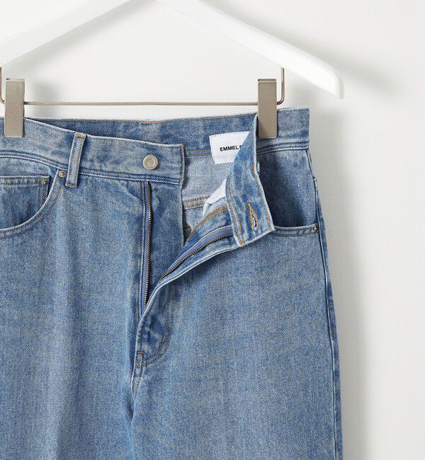 EMMEL REFINES「＜EMMEL REFINES＞EM センタープレス ストレート デニム/ パンツ」|デニム|