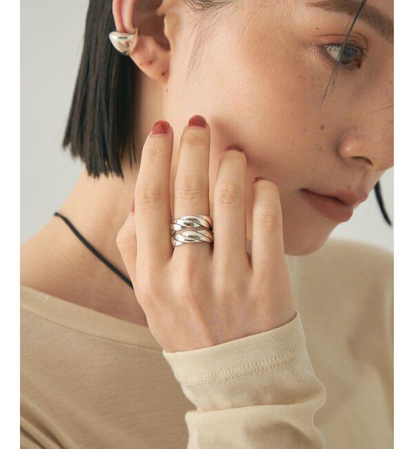 EMMEL REFINES「＜PHILIPPE AUDIBERT＞PA Nate ダブル ブレード リング＜Select by EMMEL REFINES＞」|その他|SILVER