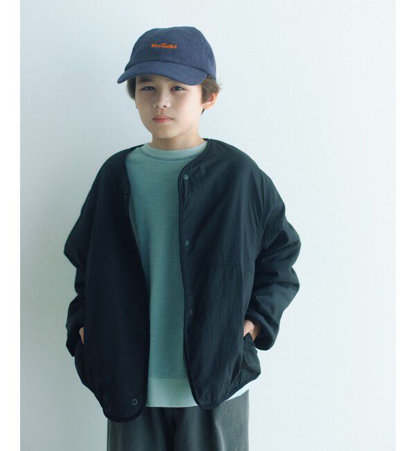 UNITED ARROWS green label relaxing「フリースリバー ブルゾン  / キッズ  撥水 100cm-160cm」|その他|BLACK