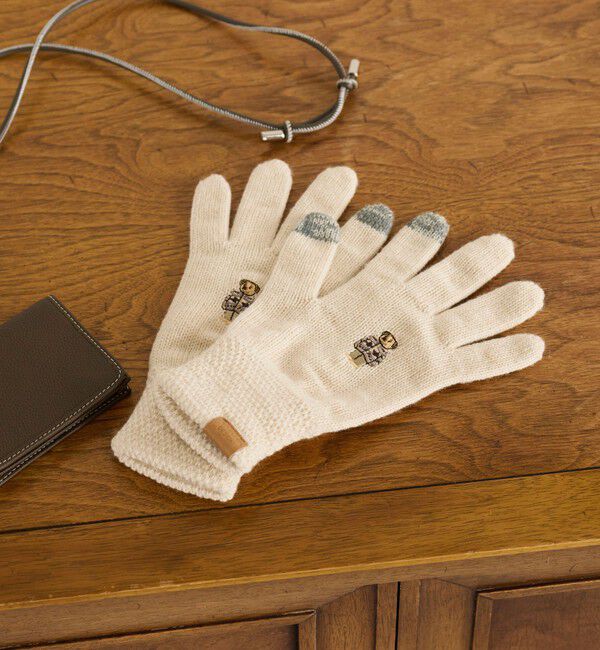 UNITED ARROWS green label relaxing「【別注】＜INFIELDER DESIGN＞ベアー グローブ 手袋  タッチパネル対応」|手袋|