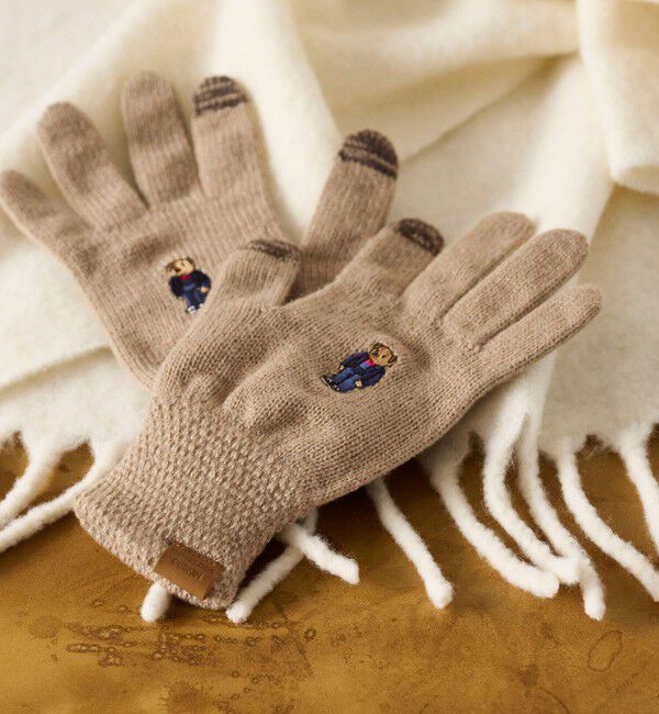 UNITED ARROWS green label relaxing「【別注】＜INFIELDER DESIGN＞ベアー グローブ 手袋  タッチパネル対応」|手袋|