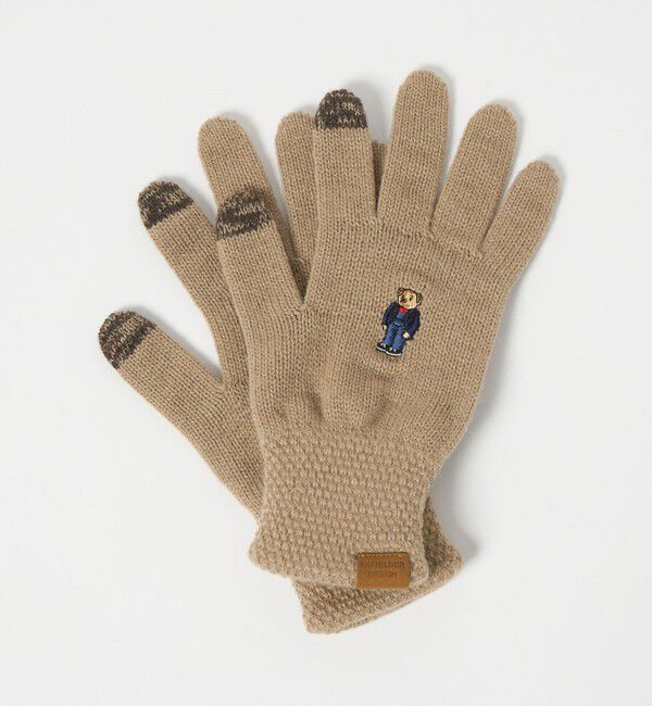 UNITED ARROWS green label relaxing「【別注】＜INFIELDER DESIGN＞ベアー グローブ 手袋  タッチパネル対応」|手袋|