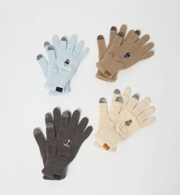 UNITED ARROWS green label relaxing「【別注】＜INFIELDER DESIGN＞ベアー グローブ 手袋  タッチパネル対応」|手袋|