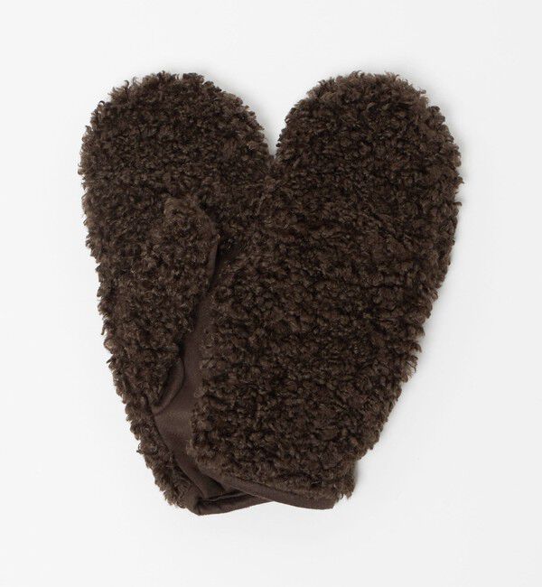 UNITED ARROWS green label relaxing「スリット ボア ミトン / 手袋」|手袋|