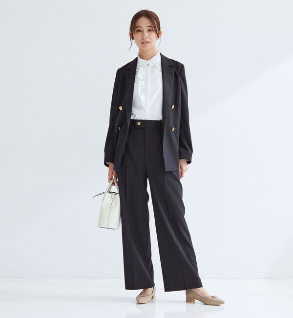 UNITED ARROWS green label relaxing「［size SHORT/TALLあり］Greed グリード ストレート パンツ ウォッシャブル」|スラックス|