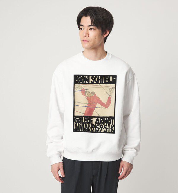 UNITED ARROWS green label relaxing「EGON SCHIELE クルーネック スウェット」|スウェット・ジャージ|WHITE
