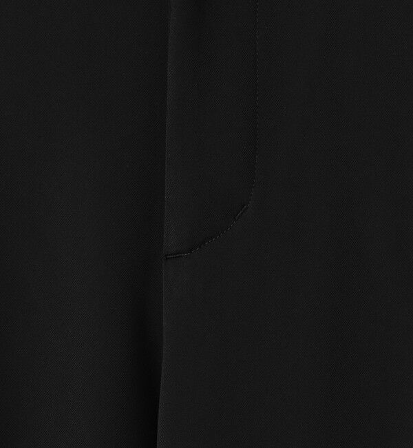 BEAUTY&YOUTH UNITED ARROWS「【WEB限定 Wardrobe DAILY MINIMAL】ダブルクロス タックワイドストレートパンツ -ウォッシャブル-」|スラックス|