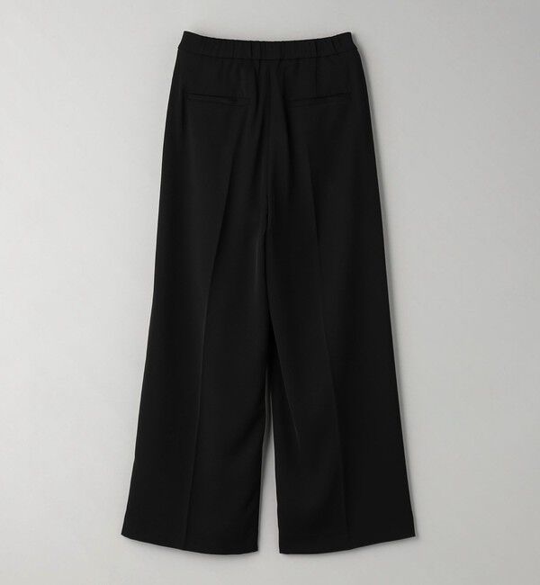 BEAUTY&YOUTH UNITED ARROWS「【WEB限定 Wardrobe DAILY MINIMAL】ダブルクロス タックワイドストレートパンツ -ウォッシャブル-」|スラックス|