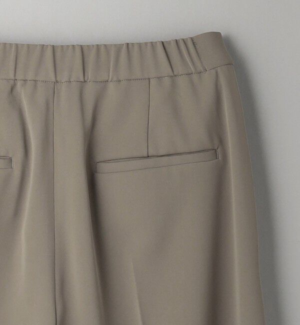 BEAUTY&YOUTH UNITED ARROWS「【WEB限定 Wardrobe DAILY MINIMAL】ダブルクロス タックワイドストレートパンツ -ウォッシャブル-」|スラックス|